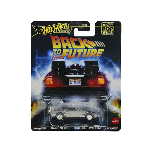 Time Machine Delorean Volver al Futuro Hot Wheels Premium - HOT WHEELS -  - COMERCIAL BELSAN.