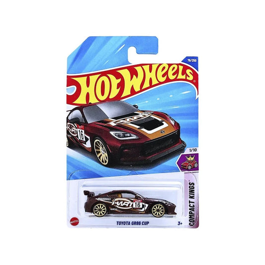 Toyota GR86 CUP Hot Wheels 79/250 Compact Kings 1/10 - HOT WHEELS - 027084120134 - COMERCIAL BELSAN.