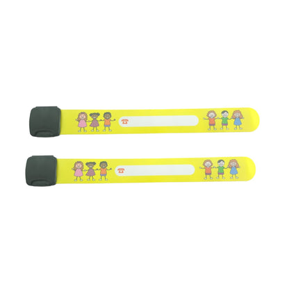 2 Pulsera Identificacion para niños reutilizable ID SOS - Pulsera ID - Genérica - COMERCIAL BELSAN -
