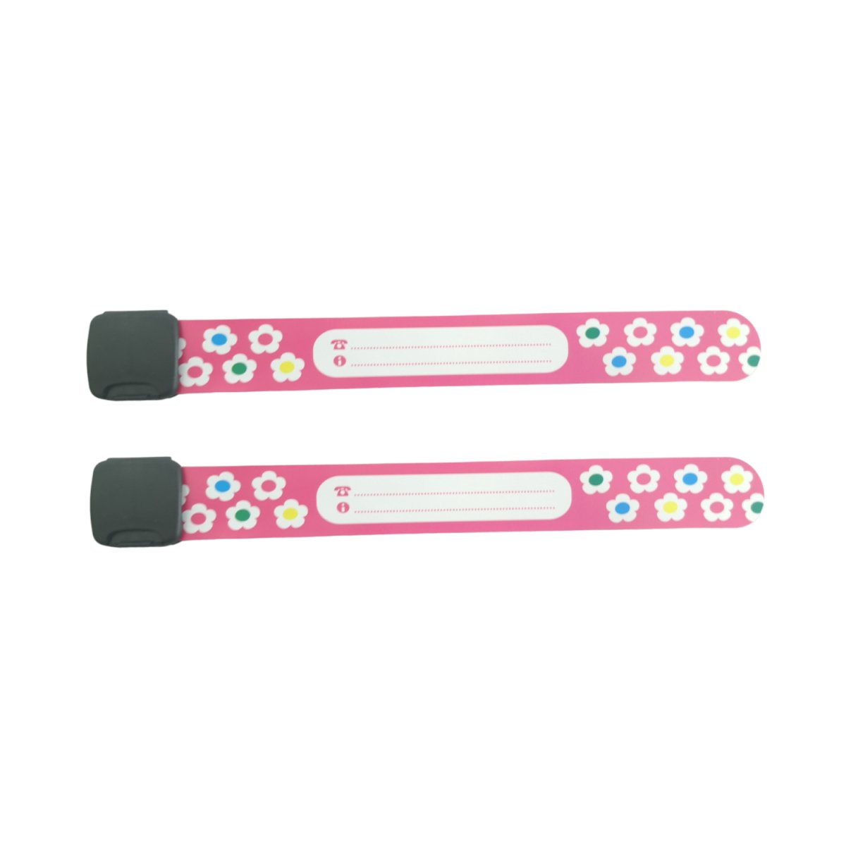 2 Pulsera Identificacion para niños reutilizable ID SOS - Pulsera ID - Genérica - COMERCIAL BELSAN -