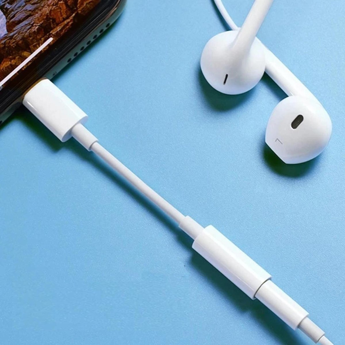 Adaptador audífonos iPhone lightning a 3.5mm - Comercial Belsan - Accesorio teléfono - COMERCIAL BELSAN - 705826201838 - COMERCIAL BELSAN.