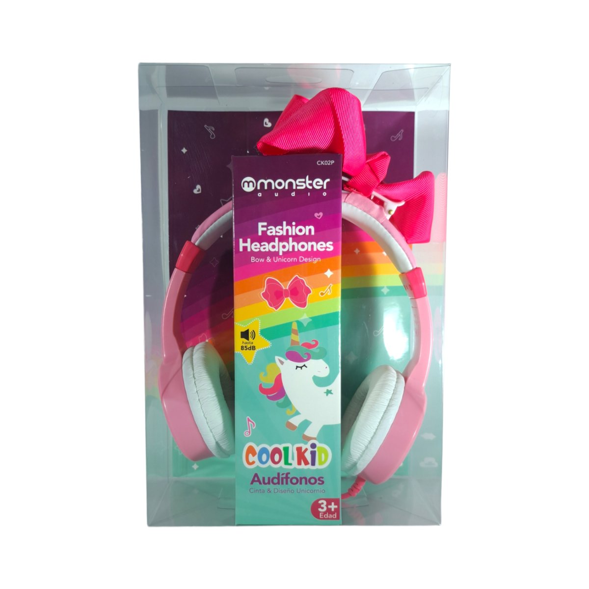 Audífonos Monster Cool Kids - Unicornio Lazo - Audifonos - MONSTER - COMERCIAL BELSAN SPA.