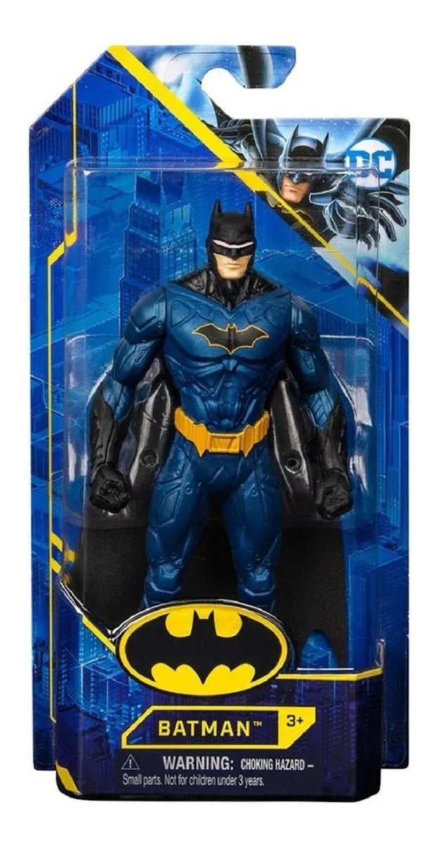 Batman Figura Básica - Batman Azul 15 Cm Altura Original - Batman - COMERCIAL BELSAN -
