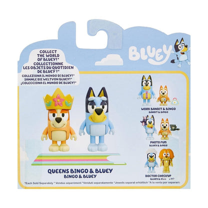 Bluey & Bingo - Queens - Set 2 Figuras - Comercial Belsan - Juguetes - Spin Master - COMERCIAL BELSAN SPA.