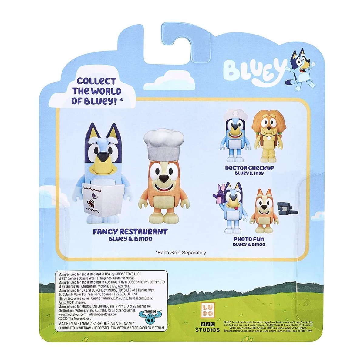 Bluey Fancy Restaurant set 2 figuras - Comercial Belsan - Imexporta - COMERCIAL BELSAN -