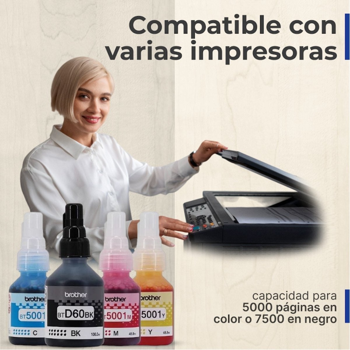 Brother - Pack 4 Tintas Btcmyk - Brother - COMERCIAL BELSAN SPA.