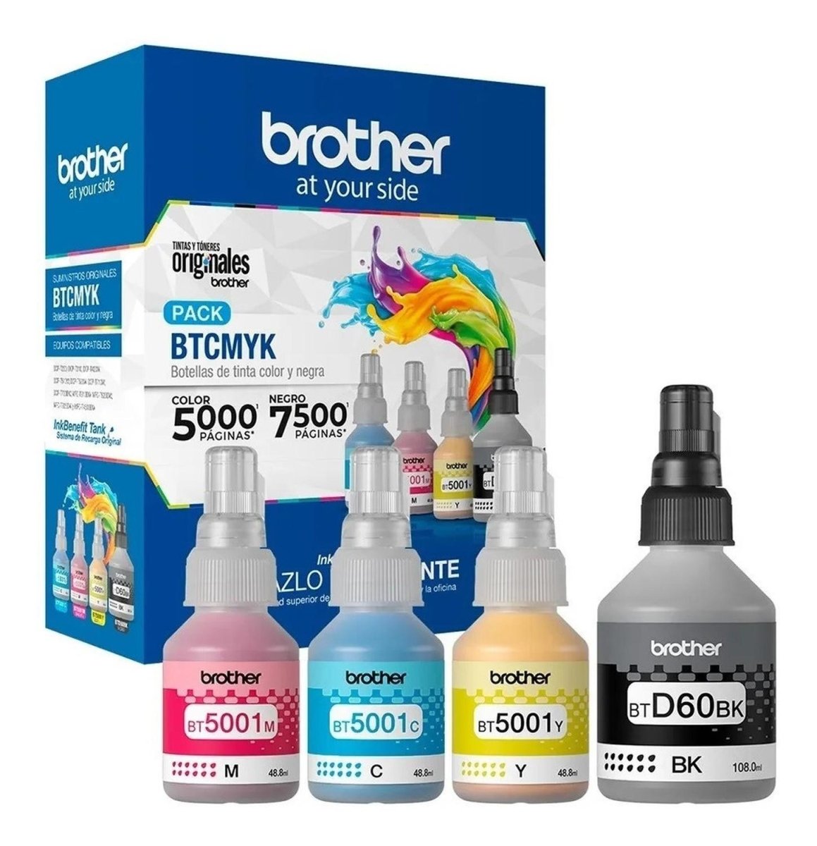 Brother - Pack 4 Tintas Btcmyk - Brother - COMERCIAL BELSAN SPA.