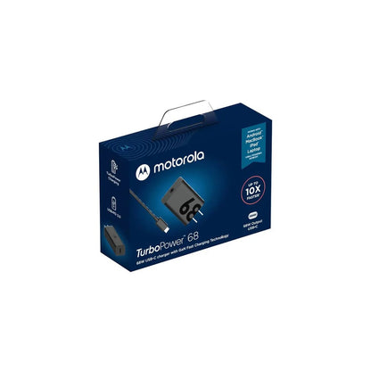 Cargador ultra rápido Motorola turbo Power GaN 68W USB-C - Accesorio teléfono - Motorola - COMERCIAL BELSAN SPA - 6955226413971