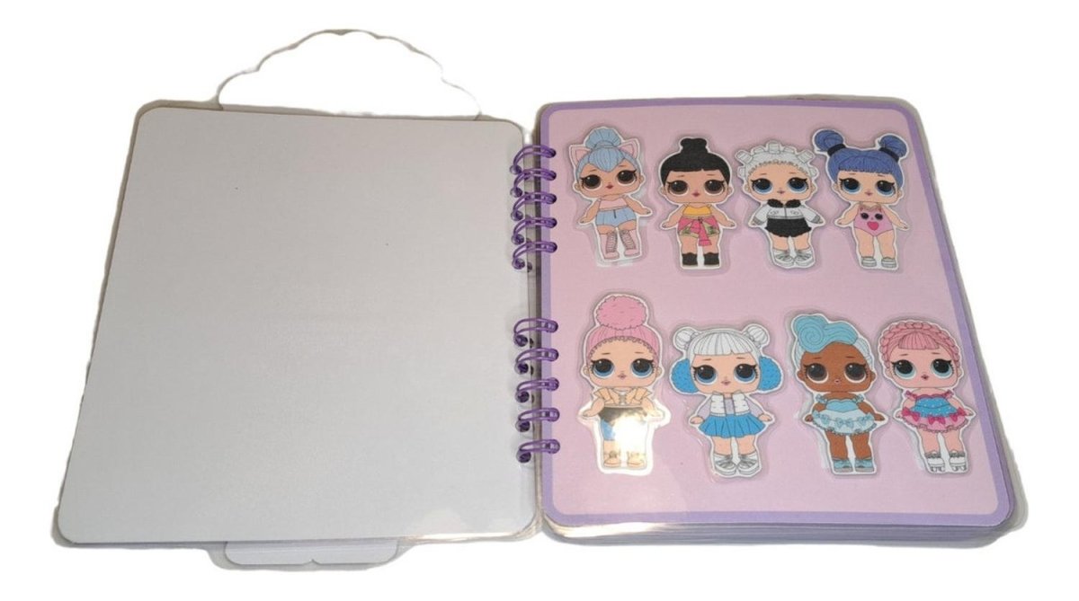 Cuaderno Didáctico Interactivo Lol Dress Up - Belsan - Genérica - COMERCIAL BELSAN -