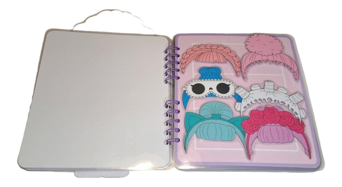Cuaderno Didáctico Interactivo Lol Dress Up - Belsan - Genérica - COMERCIAL BELSAN -