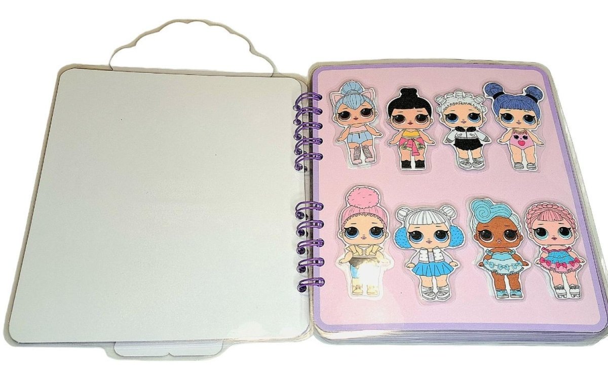 Cuaderno Didáctico Interactivo Lol Dress Up - Belsan - Genérica - COMERCIAL BELSAN -