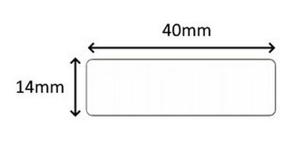 Etiqueta Térmica 14x40mm Para Impresora Q30 Comercial Belsan - AIMO - COMERCIAL BELSAN -