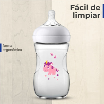 Mamadera Avent Natural 260ml - Diseños - Avent - COMERCIAL BELSAN -