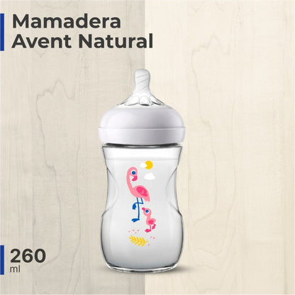 Mamadera Avent Natural 260ml - Diseños - Avent - COMERCIAL BELSAN -