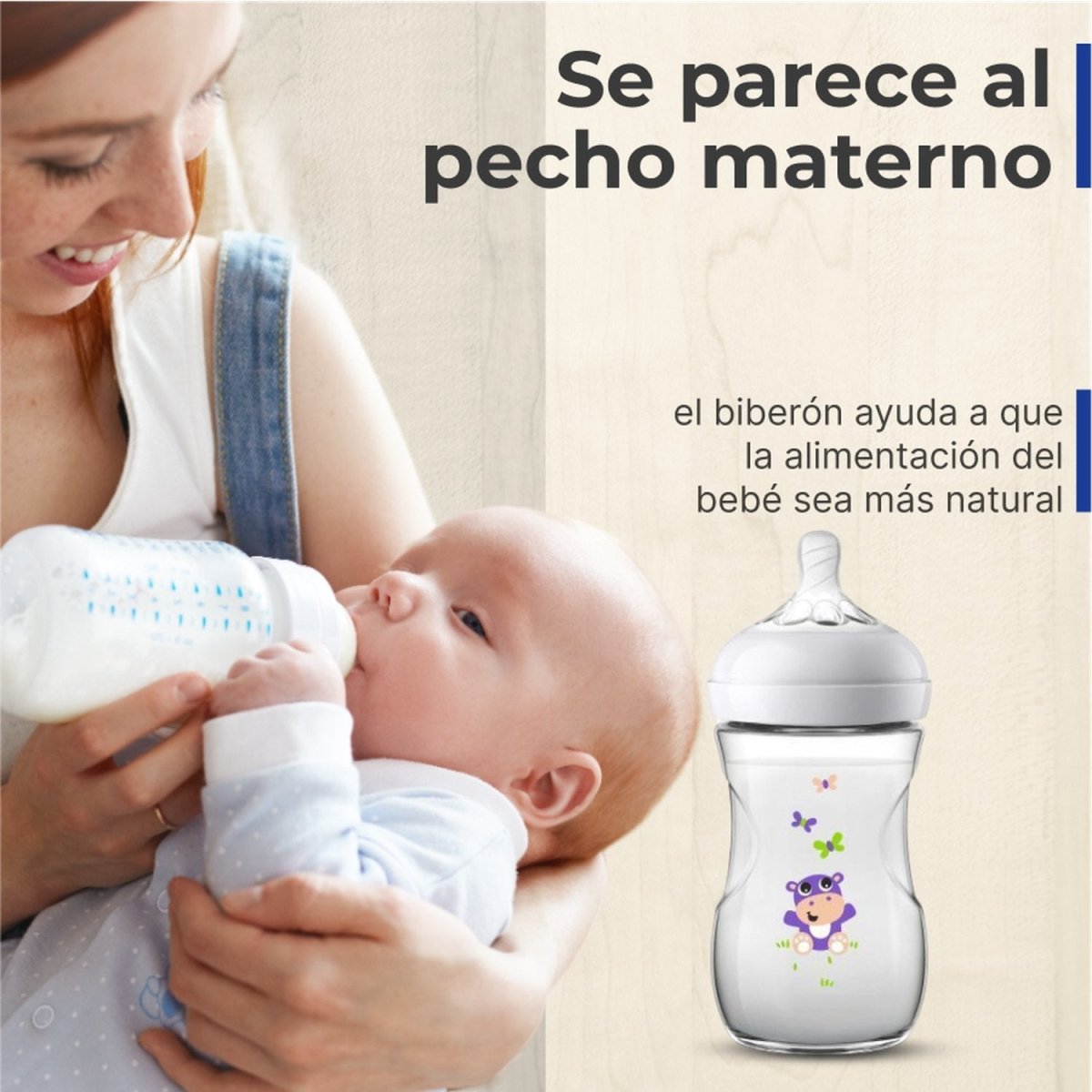 Mamadera Avent Natural 260ml - Diseños - Avent - COMERCIAL BELSAN -
