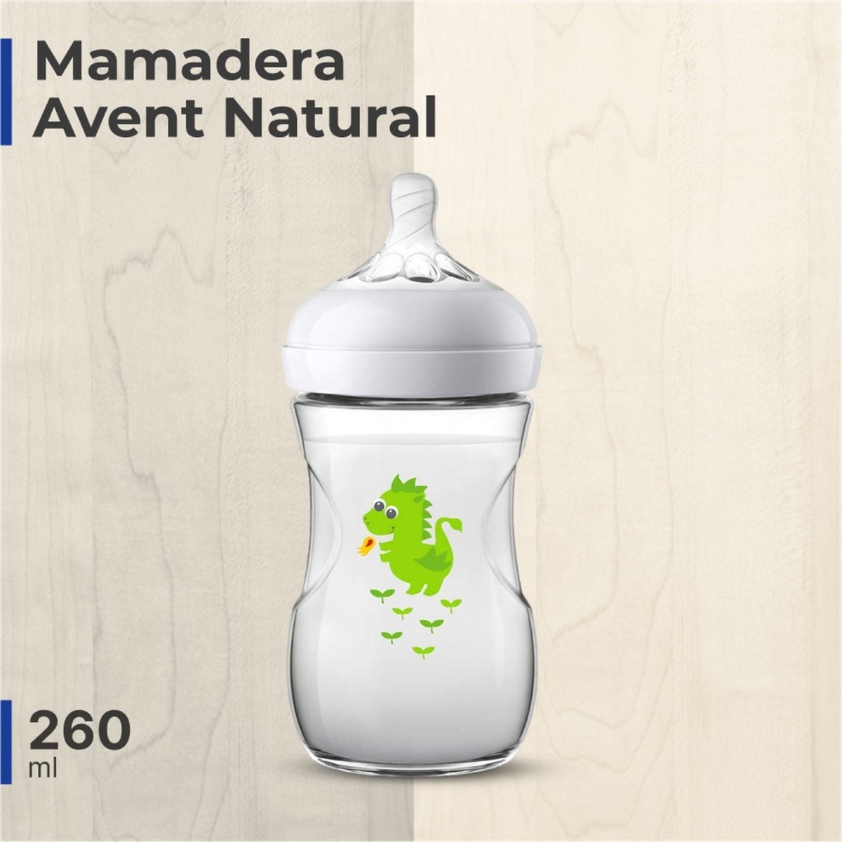 Mamadera Avent Natural 260ml - Diseños - Avent - COMERCIAL BELSAN -