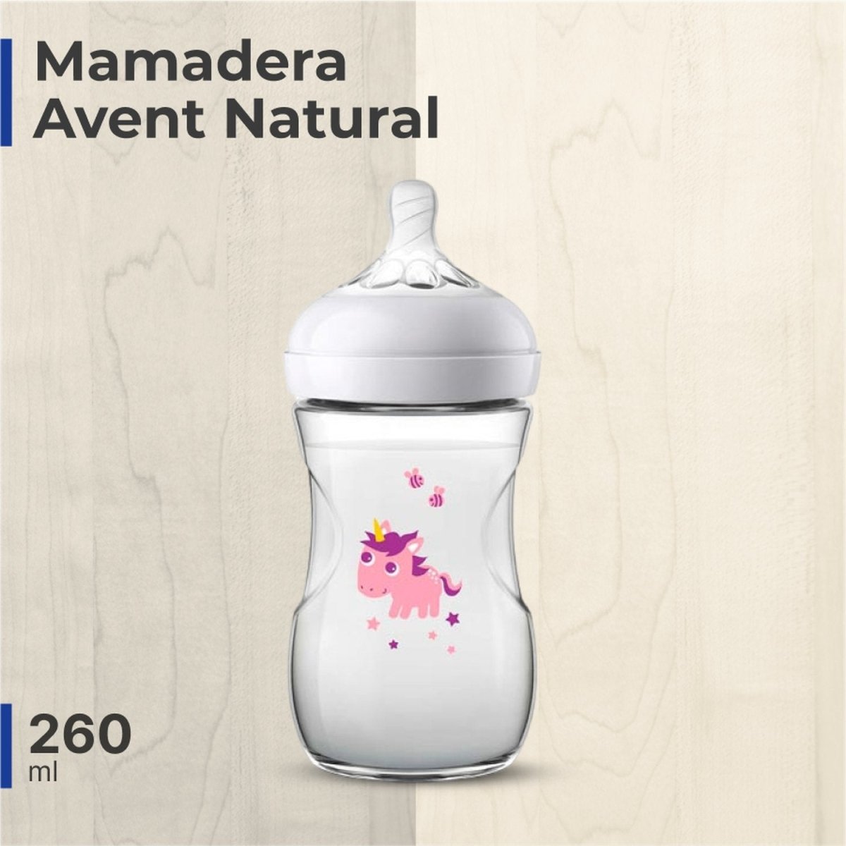 Mamadera Avent Natural 260ml - Diseños - Avent - COMERCIAL BELSAN -