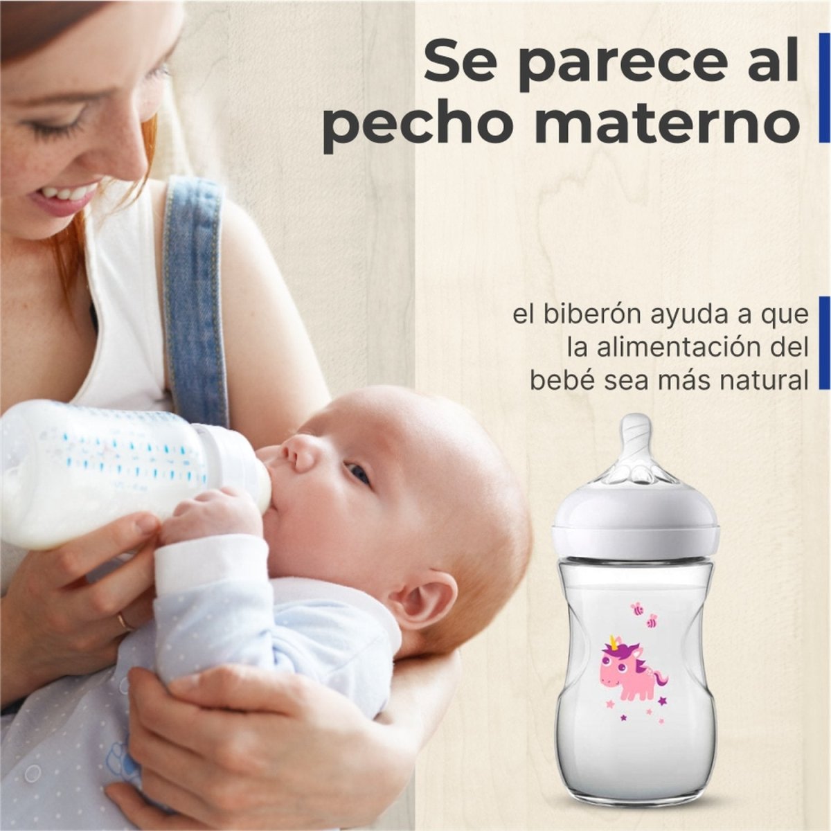 Mamadera Avent Natural 260ml - Diseños - Avent - COMERCIAL BELSAN -