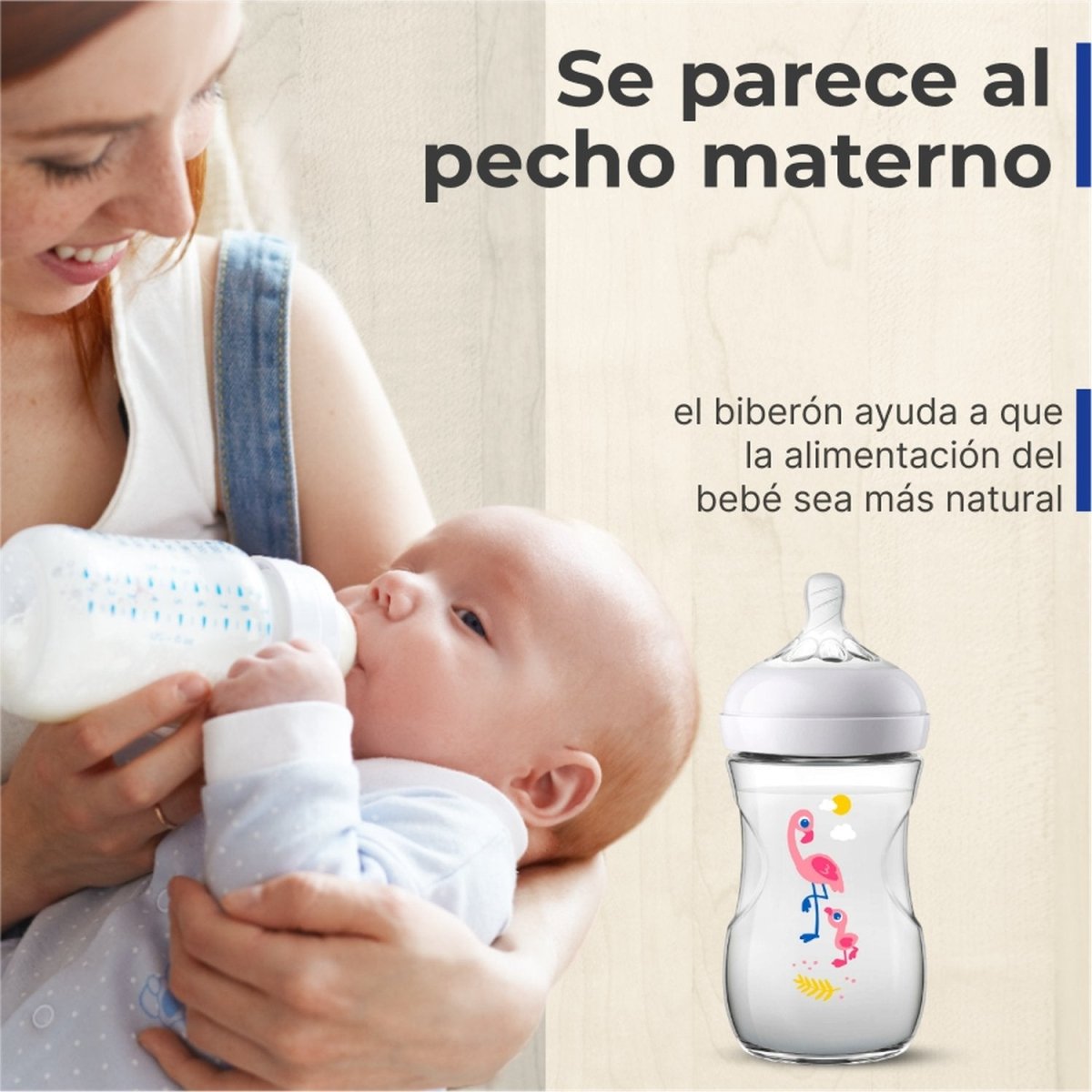 Mamadera Avent Natural 260ml - Diseños - Avent - COMERCIAL BELSAN -
