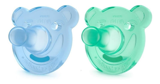 Philips Avent - Chupete Soothie Forma Osito | 0-3 Meses - Philips Avent - COMERCIAL BELSAN -