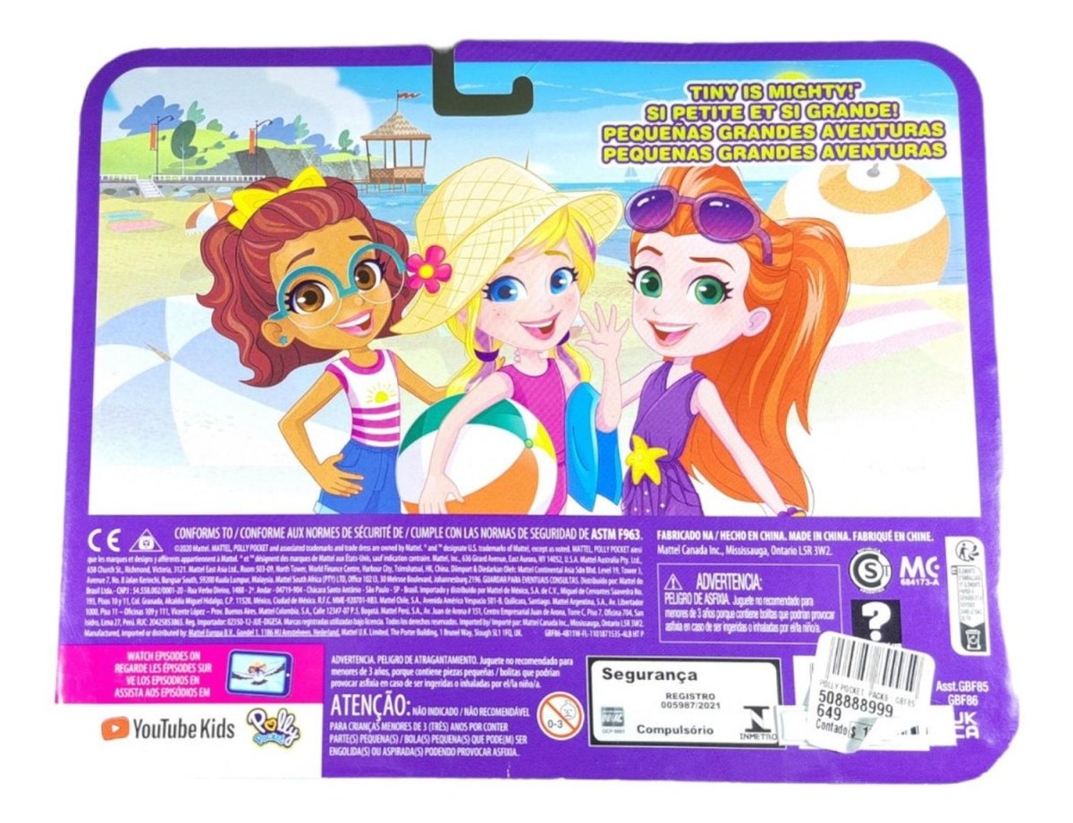 Polly Pocket - Pack De Acción Increíble - Comercial Belsan - Polly Pocket - COMERCIAL BELSAN -