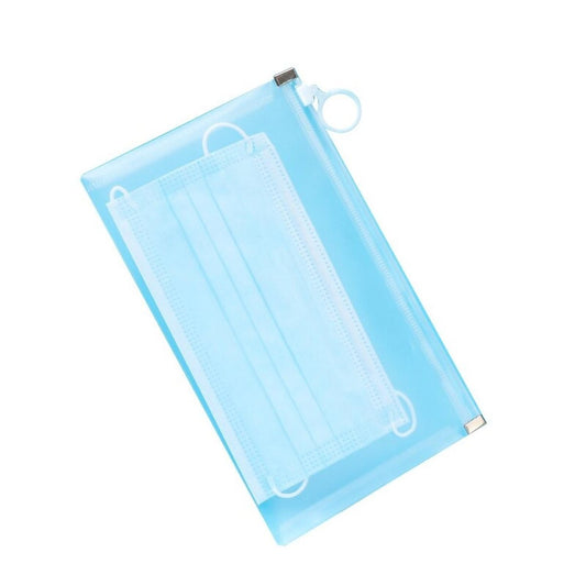 Set 2 Estuche Protector Porta Mascarillas Con Cierre Resellable - Genérico - COMERCIAL BELSAN -