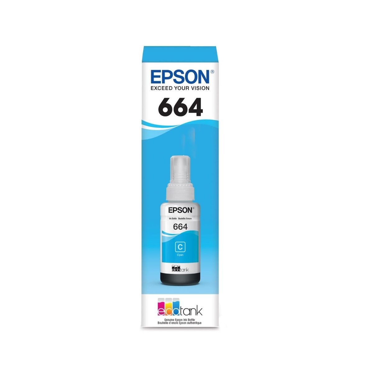 Tinta Epson T664 Original - Colores - EPSON - COMERCIAL BELSAN SPA.
