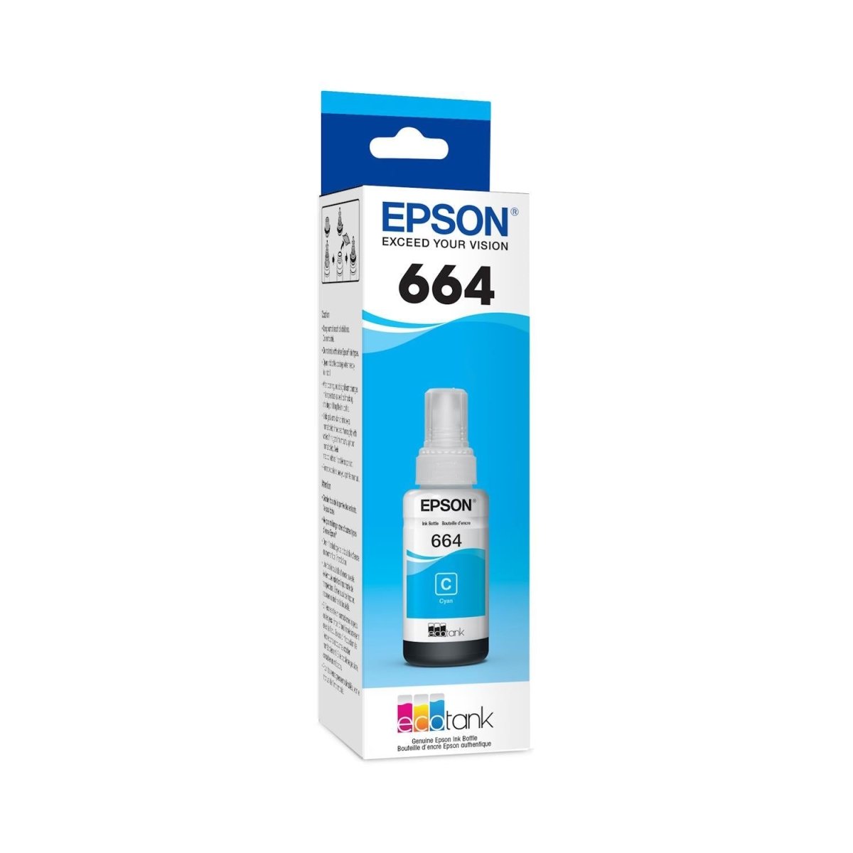 Tinta Epson T664 Original - Colores - EPSON - COMERCIAL BELSAN SPA.