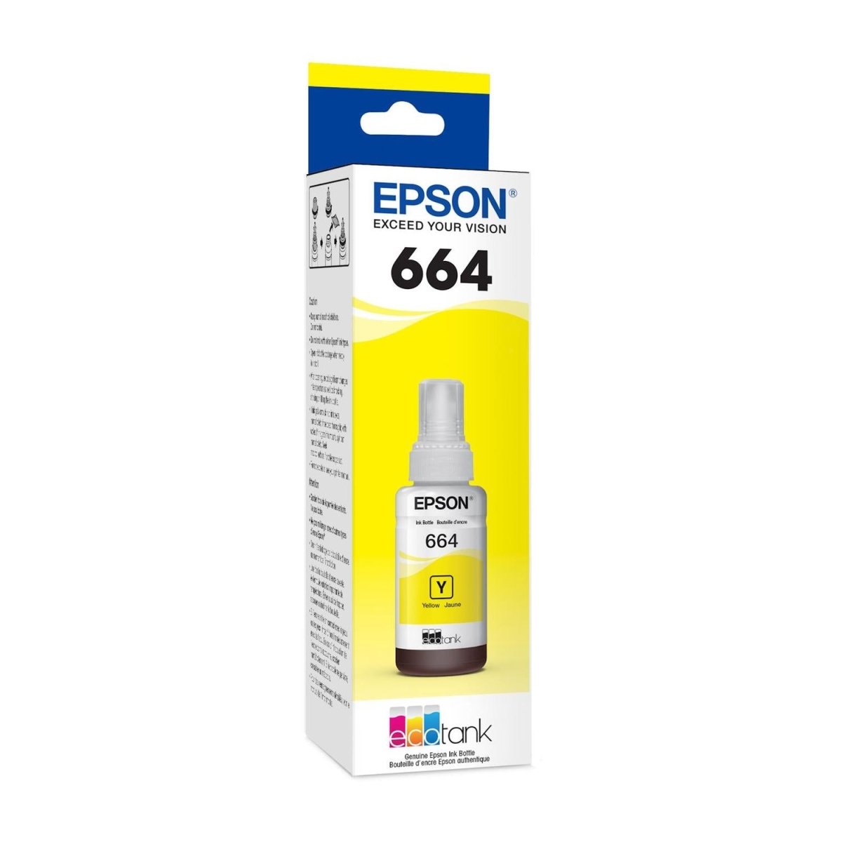 Tinta Epson T664 Original - Colores - EPSON - COMERCIAL BELSAN SPA.