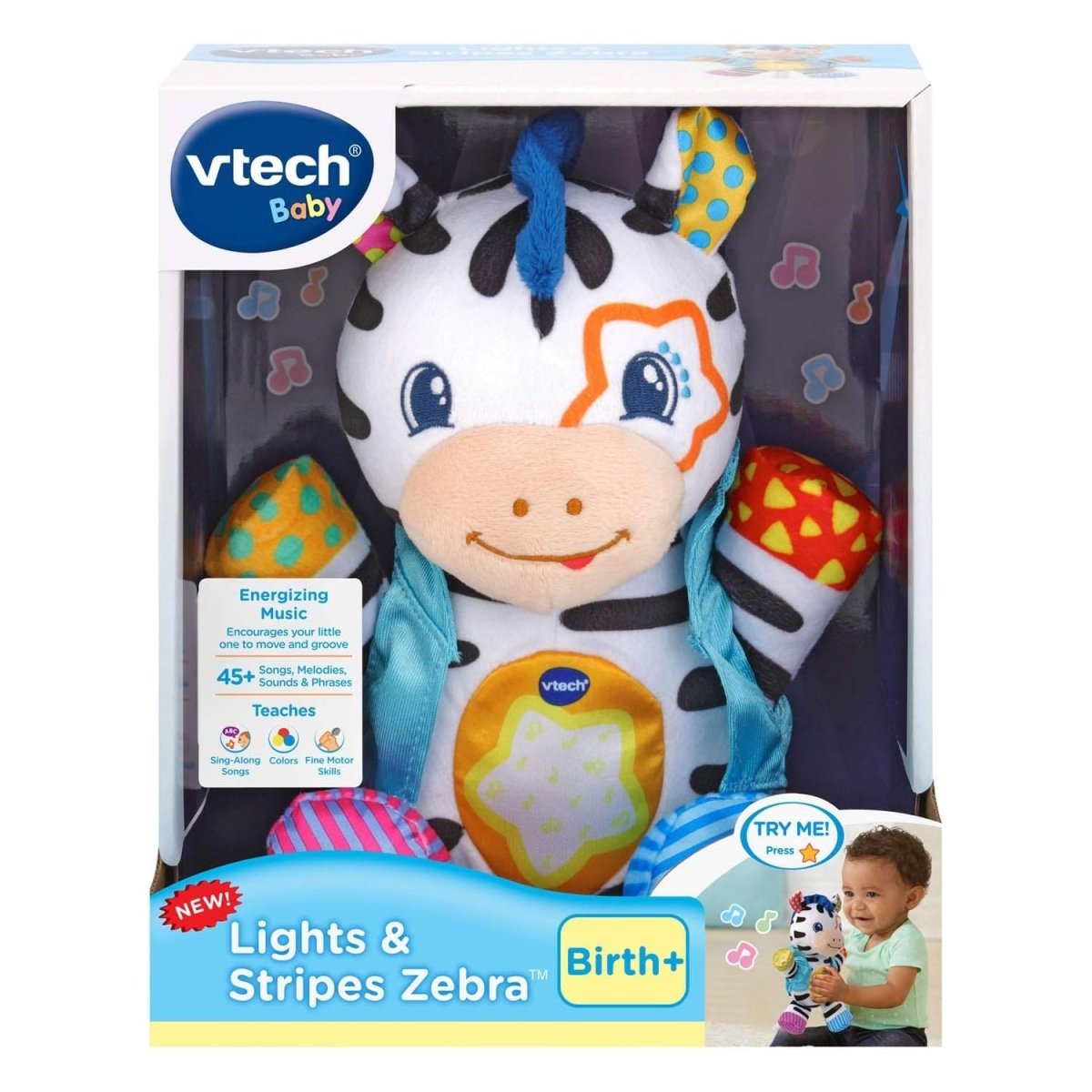 VTECH Cebra cantatina - Infantil - VTECH - COMERCIAL BELSAN SPA - 3417765135224